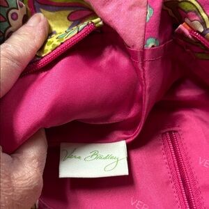 Vera Bradley Pink and Green Floral Bag